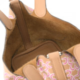 HERMES エルメス ピコタン ロック マイクロ ラッキーデイジー チャイ/ローズ/ホワイト U刻印(2022年頃) レディース ヴォースイフト ハンドバッグ ABランク 中古 銀蔵