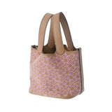 HERMES エルメス ピコタン ロック マイクロ ラッキーデイジー チャイ/ローズ/ホワイト U刻印(2022年頃) レディース ヴォースイフト ハンドバッグ ABランク 中古 銀蔵