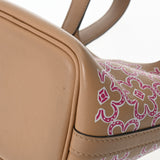 HERMES エルメス ピコタン ロック マイクロ ラッキーデイジー チャイ/ローズ/ホワイト U刻印(2022年頃) レディース ヴォースイフト ハンドバッグ ABランク 中古 銀蔵