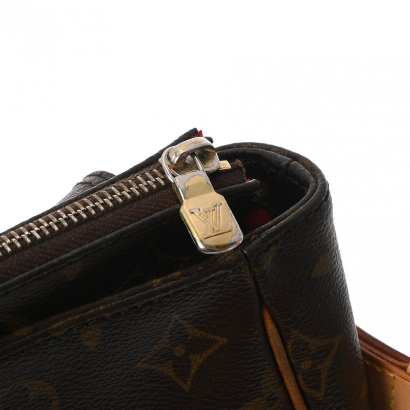 LOUIS VUITTON ルイヴィトン モノグラム ヴィバシテ GM ブラウン M51163 レディース モノグラムキャンバス ショルダーバッグ ABランク 中古 銀蔵