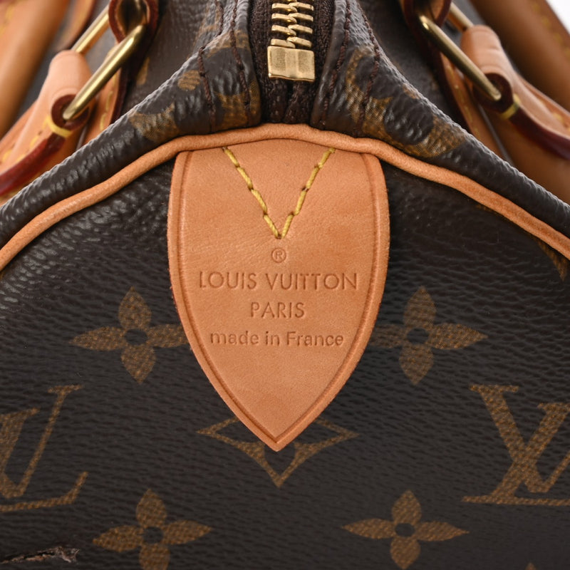 LOUIS VUITTON ルイヴィトン モノグラム スピーディ 25 新型 ブラウン M41109 レディース モノグラムキャンバス ハンドバッグ ABランク 中古 銀蔵