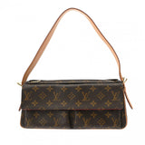 LOUIS VUITTON ルイヴィトン モノグラム ヴィバシテ MM セミショルダー ブラウン M51164 レディース モノグラムキャンバス ショルダーバッグ ABランク 中古 銀蔵