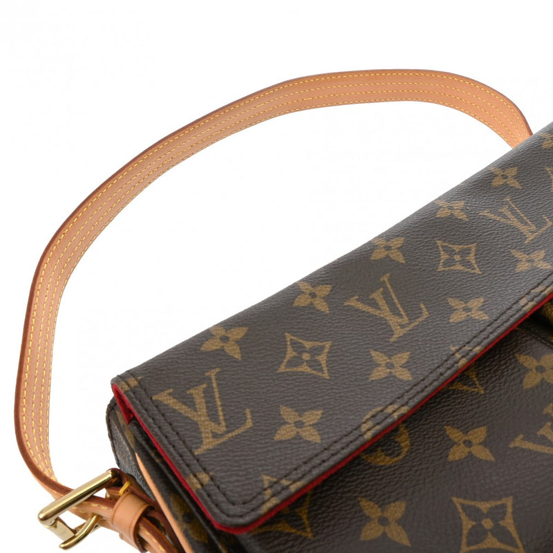 LOUIS VUITTON ルイヴィトン モノグラム ヴィバシテ MM セミショルダー ブラウン M51164 レディース モノグラムキャンバス ショルダーバッグ ABランク 中古 銀蔵