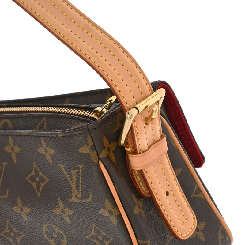 LOUIS VUITTON ルイヴィトン モノグラム ヴィバシテ MM セミショルダー ブラウン M51164 レディース モノグラムキャンバス ショルダーバッグ ABランク 中古 銀蔵