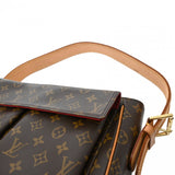 LOUIS VUITTON ルイヴィトン モノグラム ヴィバシテ GM ブラウン M51163 レディース モノグラムキャンバス ショルダーバッグ ABランク 中古 銀蔵