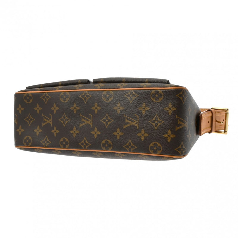 LOUIS VUITTON ルイヴィトン モノグラム ヴィバシテ GM ブラウン M51163 レディース モノグラムキャンバス ショルダーバッグ ABランク 中古 銀蔵