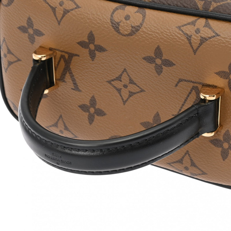 LOUIS VUITTON ルイヴィトン モノグラムリバース ヴァニティ NV PM 2WAYチェーンショルダー ブラウン M45165 レディース モノグラムキャンバス ハンドバッグ Aランク 中古 銀蔵