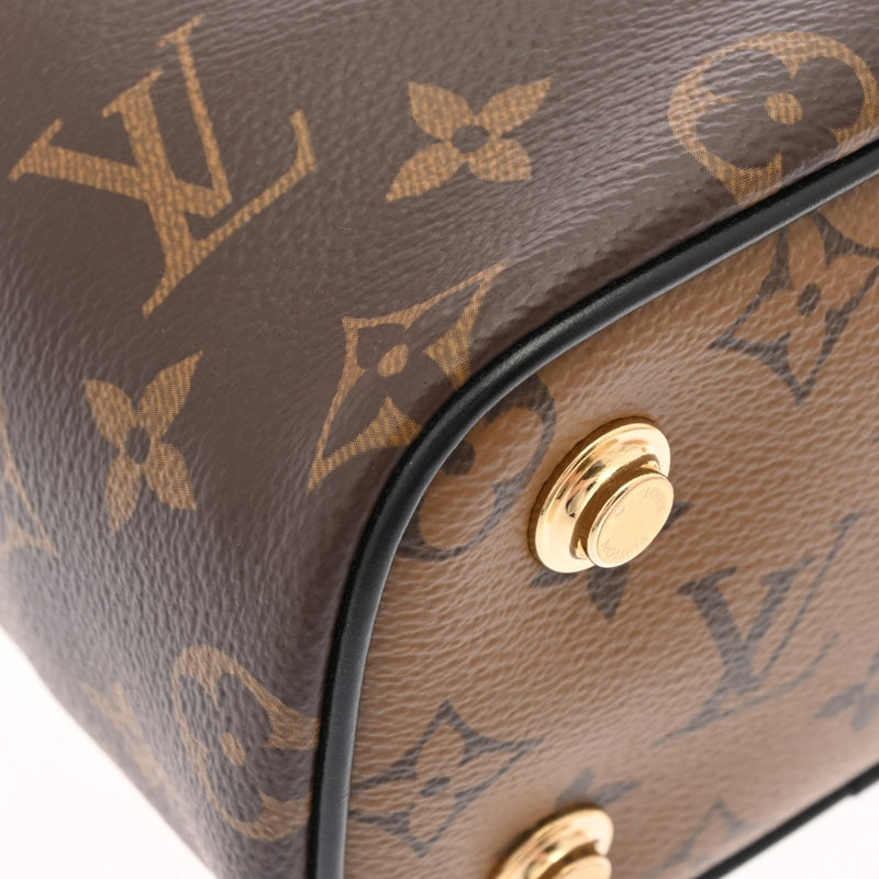 LOUIS VUITTON ルイヴィトン モノグラムリバース ヴァニティ NV PM 2WAYチェーンショルダー ブラウン M45165 レディース モノグラムキャンバス ハンドバッグ Aランク 中古 銀蔵