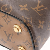 LOUIS VUITTON ルイヴィトン モノグラムリバース ヴァニティ NV PM 2WAYチェーンショルダー ブラウン M45165 レディース モノグラムキャンバス ハンドバッグ Aランク 中古 銀蔵