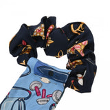 LOUIS VUITTON ルイヴィトン シュシュ ビーマインドフル リボン ブルー/グリーン M76644 レディース シルク100％ ブランド小物 ABランク 中古 銀蔵