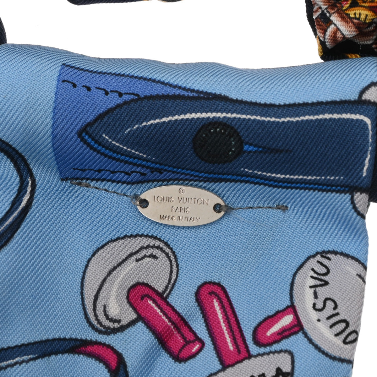 ルイヴィトン シュシュ ビーマインドフル リボン ブルー/グリーン