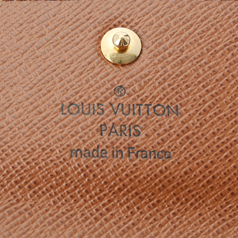 LOUIS VUITTON ルイヴィトン モノグラム ミュルティクレ4 ブラウン M62631 ユニセックス モノグラムキャンバス キーケース Aランク 中古 銀蔵