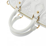 LOUIS VUITTON ルイヴィトン バブルグラム パピヨン BB 3WAY スノー M59827 レディース レザー ハンドバッグ ABランク 中古 銀蔵