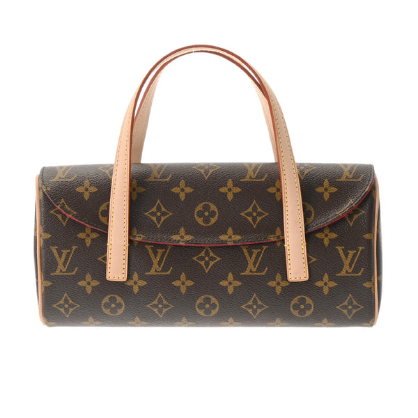 LOUIS VUITTON ルイヴィトン モノグラム ソナチネ ブラウン M51902 レディース モノグラムキャンバス ハンドバッグ Aランク 中古 銀蔵