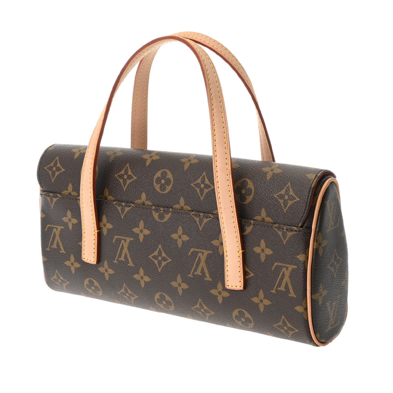 LOUIS VUITTON ルイヴィトン モノグラム ソナチネ ブラウン M51902 レディース モノグラムキャンバス ハンドバッグ Aランク 中古 銀蔵