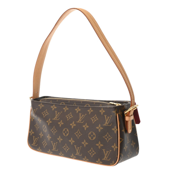 LOUIS VUITTON ルイヴィトン モノグラム ヴィバシテ MM セミショルダー ブラウン M51164 レディース モノグラムキャンバス ショルダーバッグ ABランク 中古 銀蔵