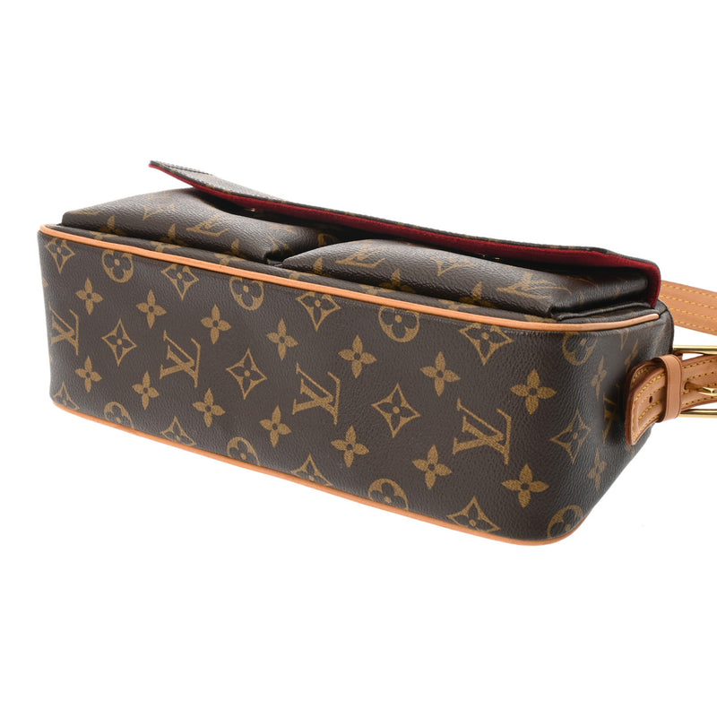 LOUIS VUITTON ルイヴィトン モノグラム ヴィバシテ MM セミショルダー ブラウン M51164 レディース モノグラムキャンバス ショルダーバッグ ABランク 中古 銀蔵