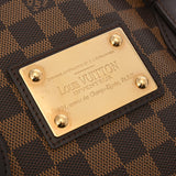 LOUIS VUITTON ルイヴィトン ダミエ ハムステッド MM ブラウン N51204 レディース ダミエキャンバス トートバッグ ABランク 中古 銀蔵