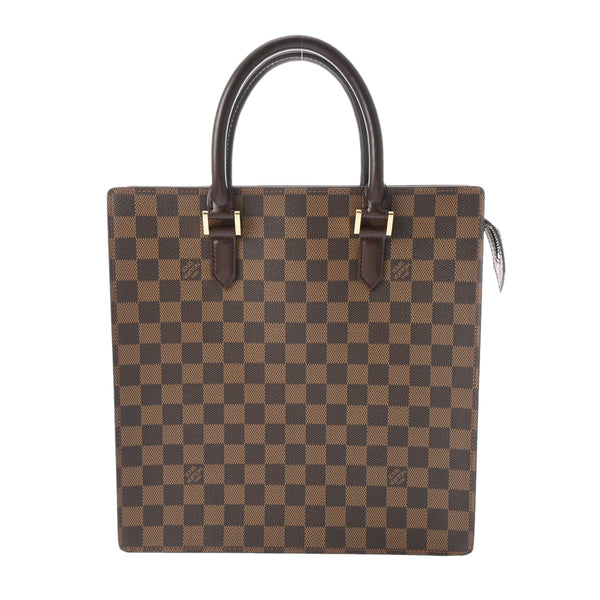 LOUIS VUITTON ルイヴィトン ダミエ ヴェニス PM トートバッグ ブラウン N51145 ユニセックス ダミエキャンバス ハンドバッグ ABランク 中古 銀蔵