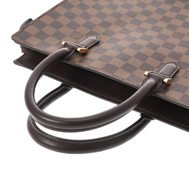 LOUIS VUITTON ルイヴィトン ダミエ ヴェニス PM トートバッグ ブラウン N51145 ユニセックス ダミエキャンバス ハンドバッグ ABランク 中古 銀蔵