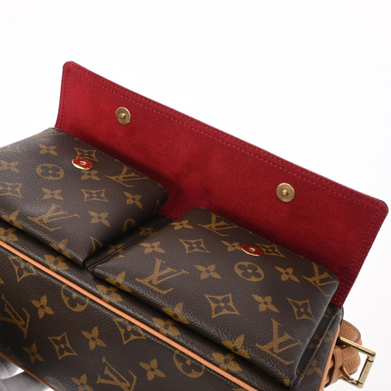 LOUIS VUITTON ルイヴィトン モノグラム ヴィバシテ MM セミショルダー ブラウン M51164 レディース モノグラムキャンバス ショルダーバッグ ABランク 中古 銀蔵