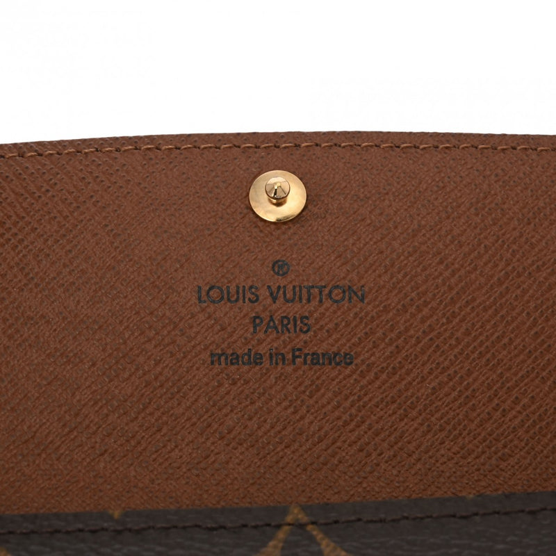 LOUIS VUITTON ルイヴィトン モノグラム ミュルティクレ4 ブラウン M62631 ユニセックス モノグラムキャンバス キーケース Aランク 中古 銀蔵