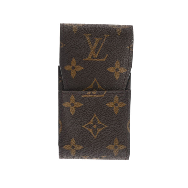 LOUIS VUITTON ルイヴィトン ダミエ エテュイ シガレット シガレットケース ブラウン N63024 ユニセックス レザー ブランド小物 ABランク 中古 銀蔵
