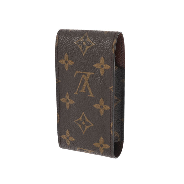 LOUIS VUITTON ルイヴィトン ダミエ エテュイ シガレット シガレットケース ブラウン N63024 ユニセックス レザー ブランド小物 ABランク 中古 銀蔵
