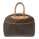 LOUIS VUITTON ルイヴィトン モノグラム ドーヴィル ブラウン M47270 レディース モノグラムキャンバス ハンドバッグ Bランク 中古 銀蔵