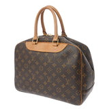 LOUIS VUITTON ルイヴィトン モノグラム ドーヴィル ブラウン M47270 レディース モノグラムキャンバス ハンドバッグ Bランク 中古 銀蔵