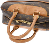 LOUIS VUITTON ルイヴィトン モノグラム ドーヴィル ブラウン M47270 レディース モノグラムキャンバス ハンドバッグ Bランク 中古 銀蔵