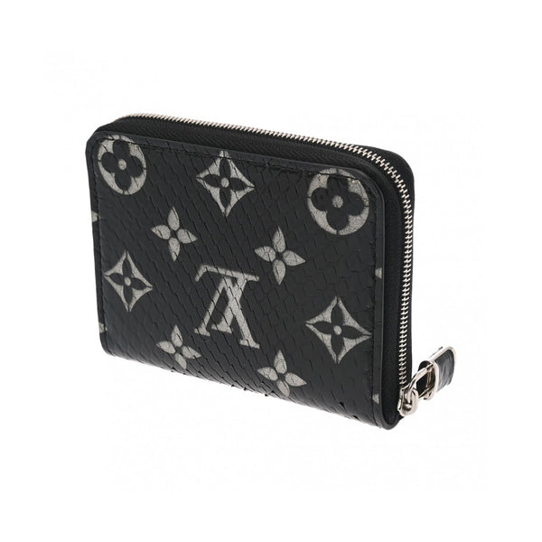 LOUIS VUITTON ルイヴィトン モノグラム エキゾチック ジッピーコインパース ノワール N97059 レディース パイソン コインケース 新同 中古 銀蔵
