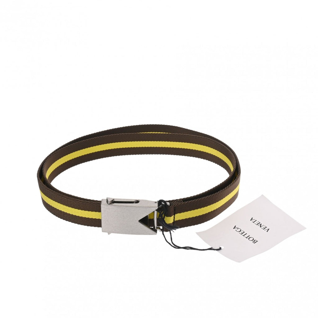 ボッテガヴェネタ ライン入り バイカラー イエロー/ブラウン