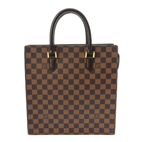 LOUIS VUITTON ルイヴィトン ダミエ ヴェニス PM トートバッグ ブラウン N51145 ユニセックス ダミエキャンバス ハンドバッグ ABランク 中古 銀蔵