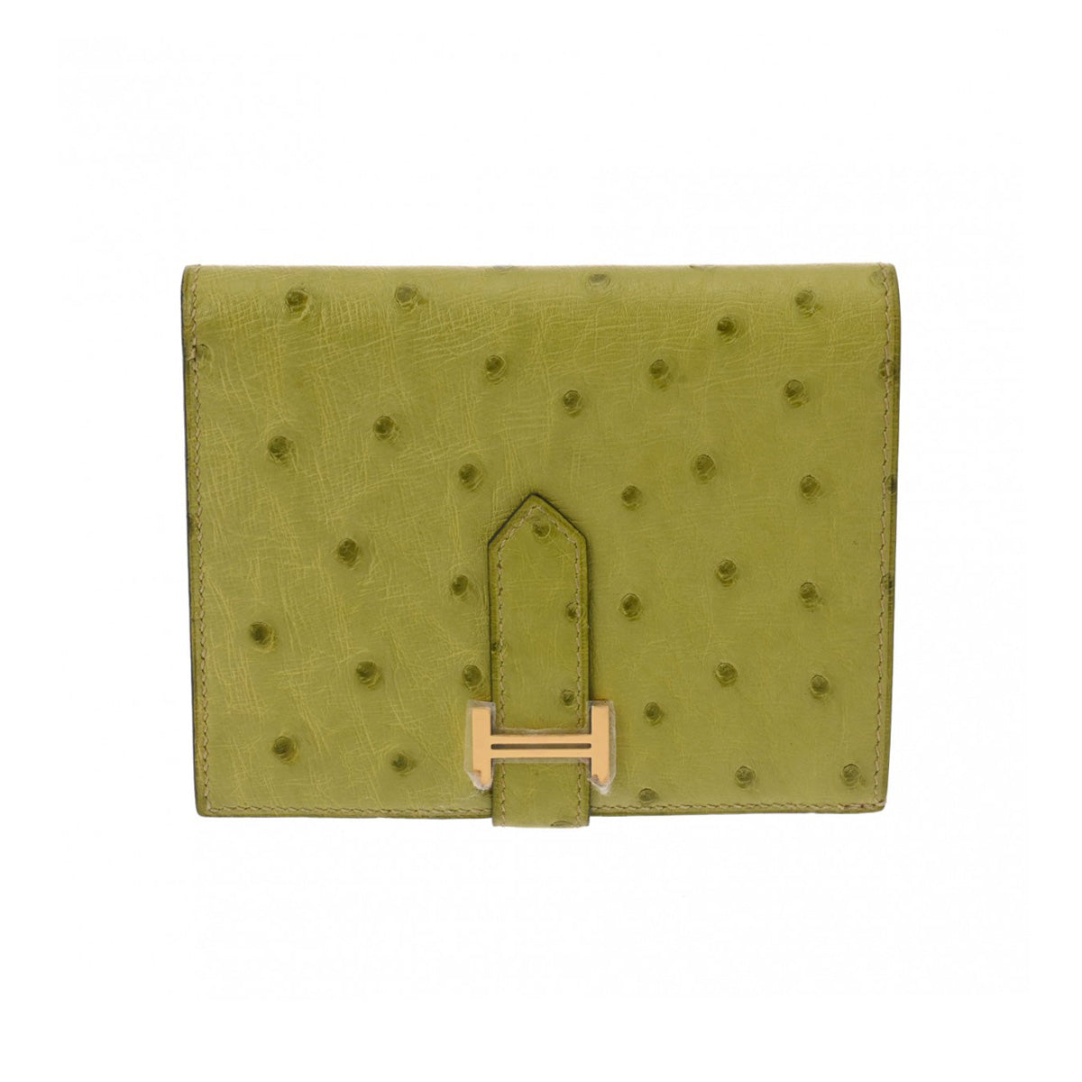 エルメス ベアン コンパクト グリーン A刻印(2017年頃)刻印