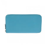 HERMES エルメス アザップロング ブルーアズテック □R刻印(2014年頃) レディース シェーブル 長財布 ABランク 中古 銀蔵