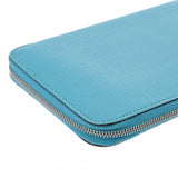 HERMES エルメス アザップロング ブルーアズテック □R刻印(2014年頃) レディース シェーブル 長財布 ABランク 中古 銀蔵