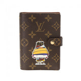LOUIS VUITTON ルイヴィトン アジェンダ PM MOCA限定 ブラウン R20956 ユニセックス モノグラムキャンバス 手帳カバー Aランク 中古 銀蔵