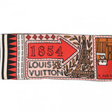 LOUIS VUITTON ルイヴィトン モノグラム バンドー BB ジュドゥルイ レッド/ベージュ M70856 レディース シルク100％ スカーフ Aランク 中古 銀蔵