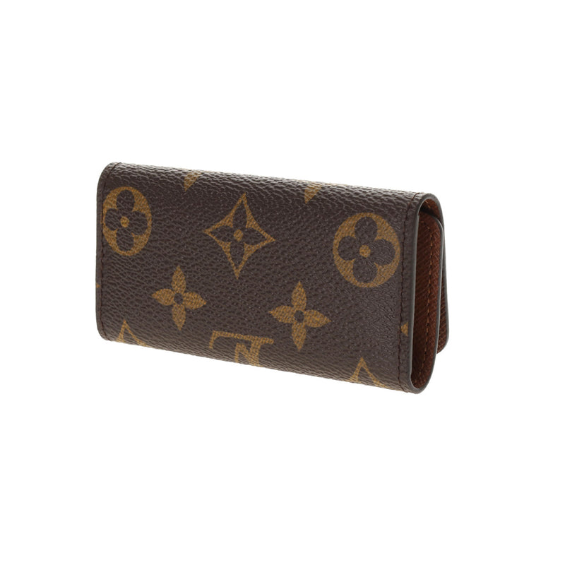 LOUIS VUITTON ルイヴィトン モノグラム ミュルティクレ4 ブラウン M62631 ユニセックス モノグラムキャンバス キーケース Aランク 中古 銀蔵