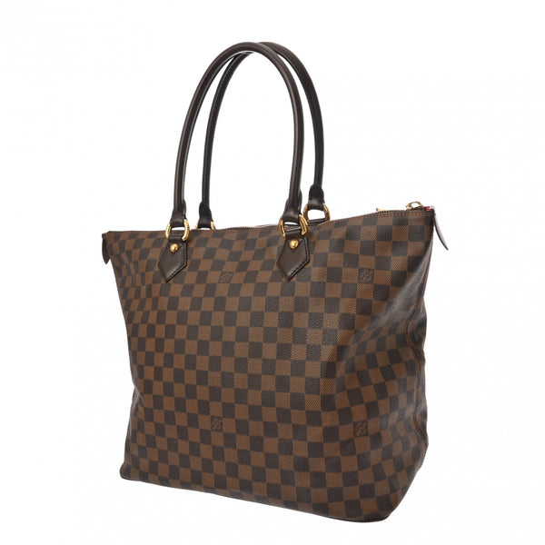 LOUIS VUITTON ルイヴィトン ダミエ サレヤ GM ブラウン N51181 レディース ダミエキャンバス トートバッグ Bランク 中古 銀蔵