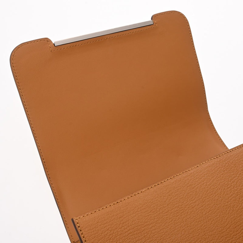 HERMES エルメス ゲタ キャラメル U刻印(2022年頃) レディース シェーブル ショルダーバッグ Aランク 中古 銀蔵