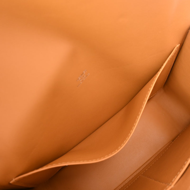HERMES エルメス ゲタ キャラメル U刻印(2022年頃) レディース シェーブル ショルダーバッグ Aランク 中古 銀蔵