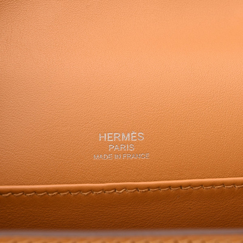 HERMES エルメス ゲタ キャラメル U刻印(2022年頃) レディース シェーブル ショルダーバッグ Aランク 中古 銀蔵
