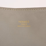 HERMES エルメス ドゥブルセンス 28 リバーシブル ザンギーヌ/パールグレー □R刻印(2014年頃) レディース ヴォースイフト トートバッグ Bランク 中古 銀蔵