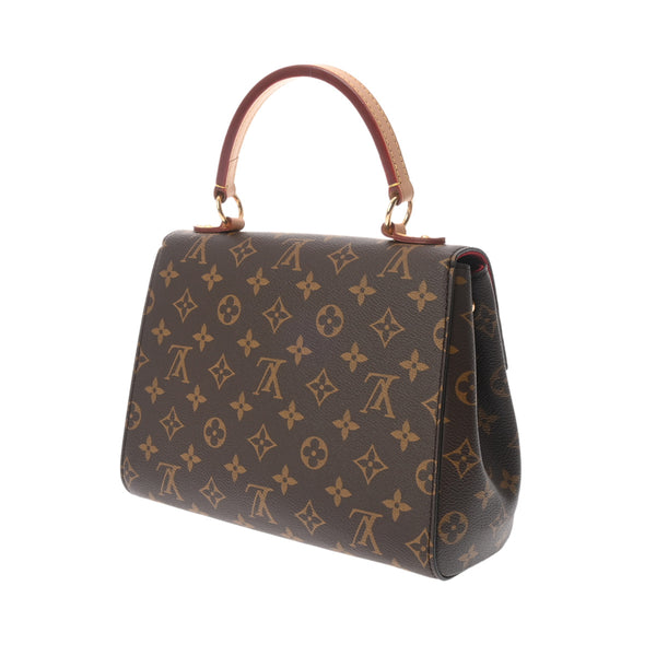 LOUIS VUITTON ルイヴィトン モノグラム クリュニー BB 2WAY ブラウン/コクリコ M43792 レディース モノグラムキャンバス ハンドバッグ Aランク 中古 銀蔵