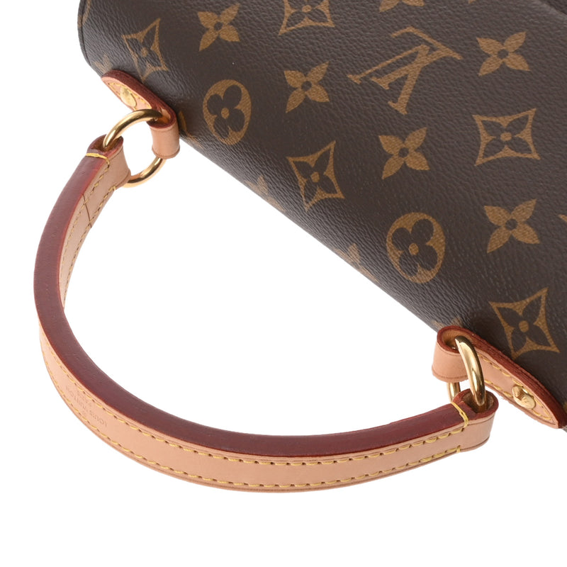 LOUIS VUITTON ルイヴィトン モノグラム クリュニー BB 2WAY ブラウン/コクリコ M43792 レディース モノグラムキャンバス ハンドバッグ Aランク 中古 銀蔵