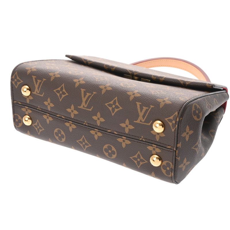 LOUIS VUITTON ルイヴィトン モノグラム クリュニー BB 2WAY ブラウン/コクリコ M43792 レディース モノグラムキャンバス ハンドバッグ Aランク 中古 銀蔵