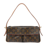 LOUIS VUITTON ルイヴィトン モノグラム ヴィバシテ MM セミショルダー ブラウン M51164 レディース モノグラムキャンバス ショルダーバッグ ABランク 中古 銀蔵