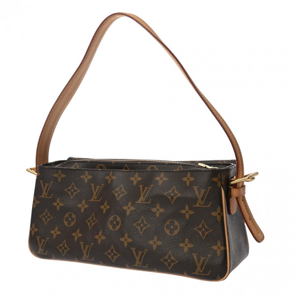 LOUIS VUITTON ルイヴィトン モノグラム ヴィバシテ MM セミショルダー ブラウン M51164 レディース モノグラムキャンバス ショルダーバッグ ABランク 中古 銀蔵